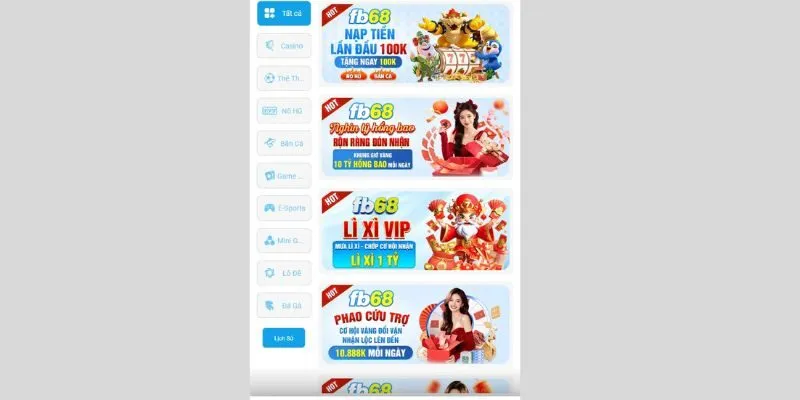 Fb68 - Nhà cái hàng đầu tại thị trường Việt Nam 38 Chương trình khuyến mãi nhà cái cực kỳ hót hít